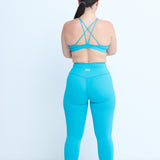 Limitless Sports Bra - Cyan