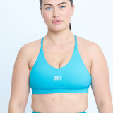 Limitless Sports Bra - Cyan