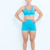 Limitless Sports Bra - Cyan