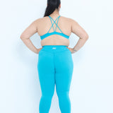 Limitless Sports Bra - Cyan