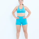 Limitless Sports Bra - Cyan