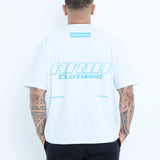 Essentials Bagger Tee - Cyan