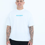 Essentials Bagger Tee - Cyan