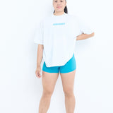 Essentials Bagger Tee - Cyan