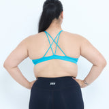 Limitless Sports Bra - Cyan