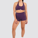 Essentials Halter Crop - Mauve