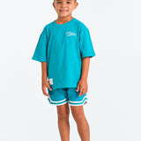 Junior Oversized Tee - Teal